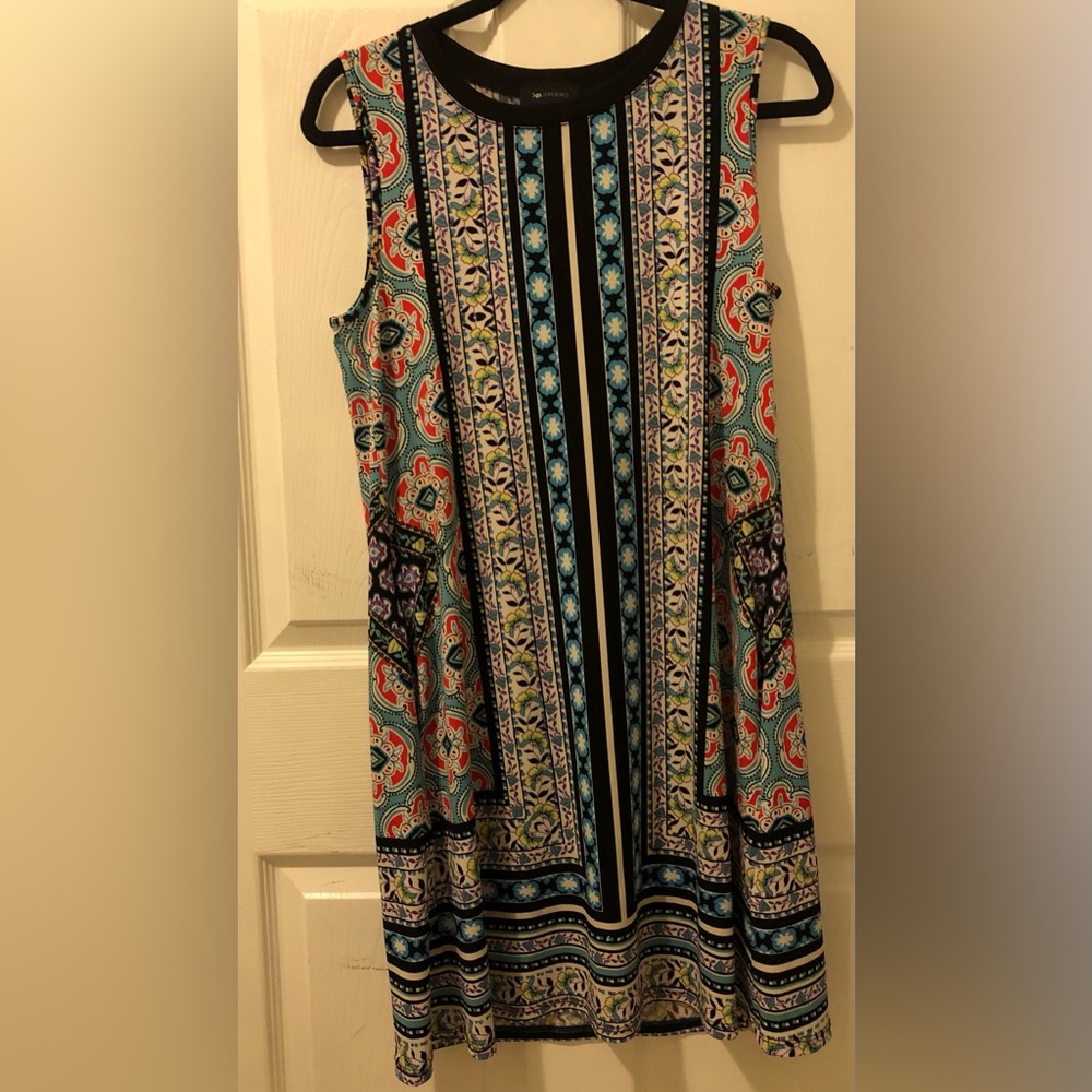 Colorful Sleeveless Dress